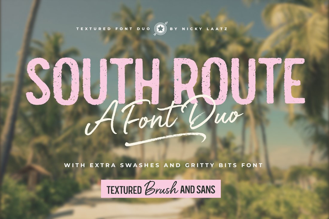 South Route Font Duo main product image by Nicky Laatz